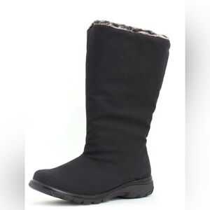 NWOT Toe Warmers Janet Black with Faux Fur Lined Winter Boots